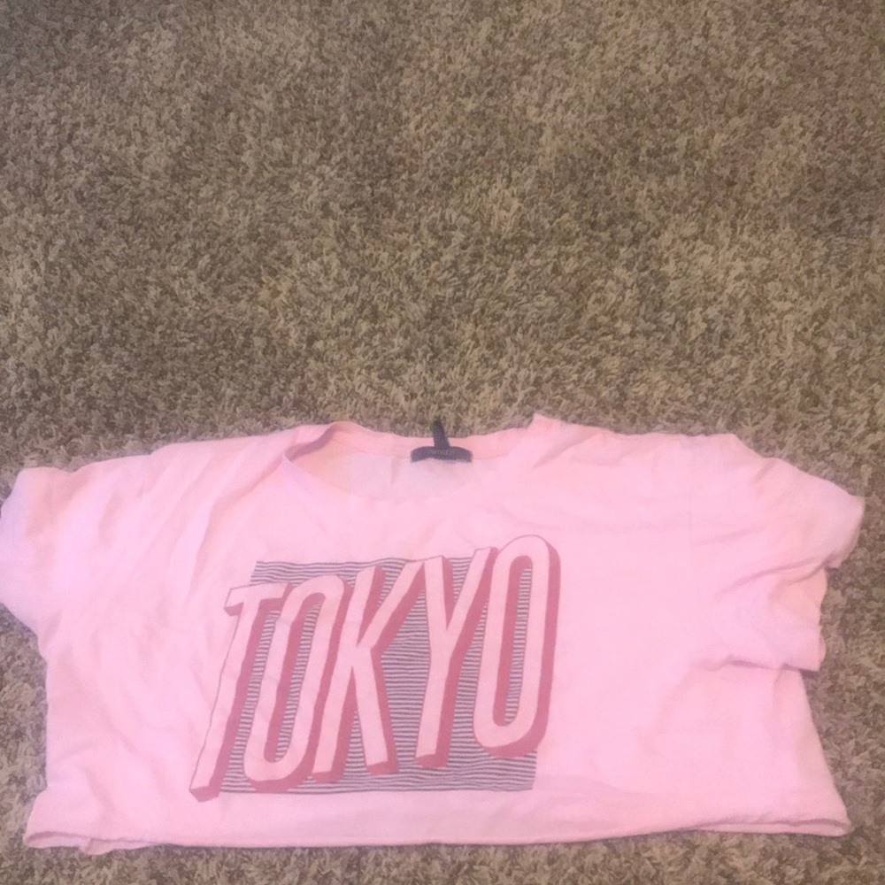 Forever 21 Tokyo Pink Crop Top
